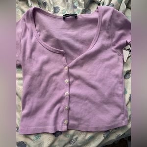 Brandy Melville Purple Zelly Top